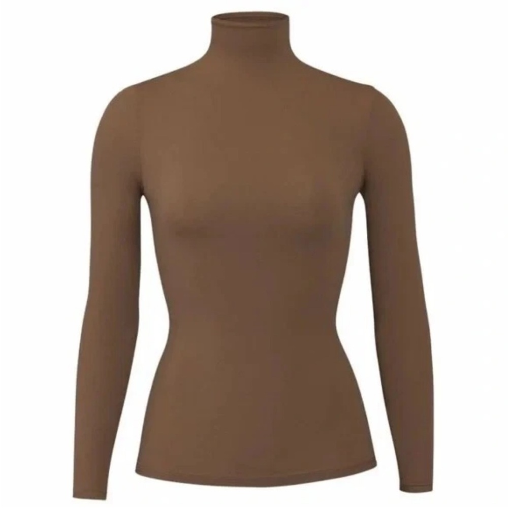 SKIMS Fits Everybody Long Sleeve Turtleneck Top